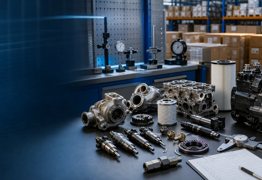 Machinery parts inspection and packing support