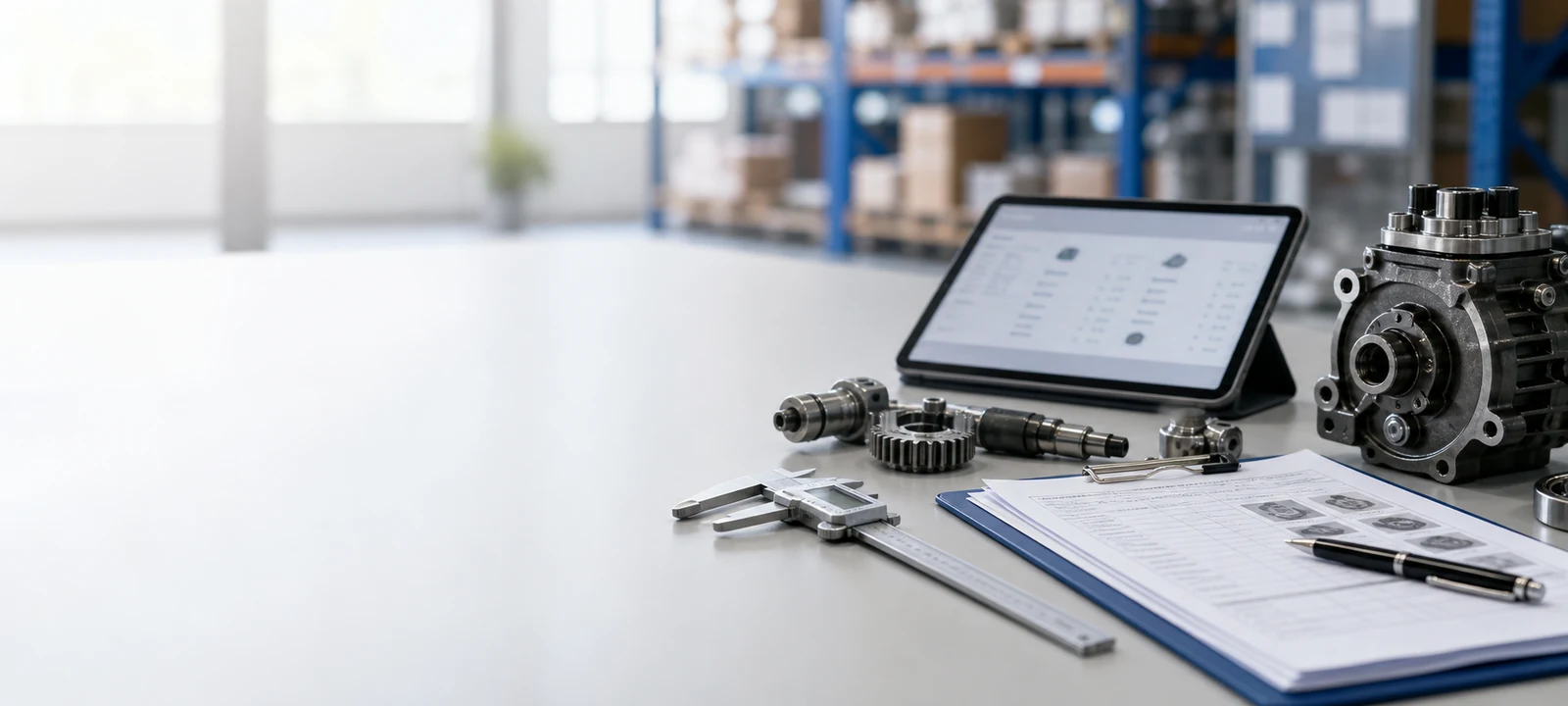RFQ desk for machinery parts sourcing