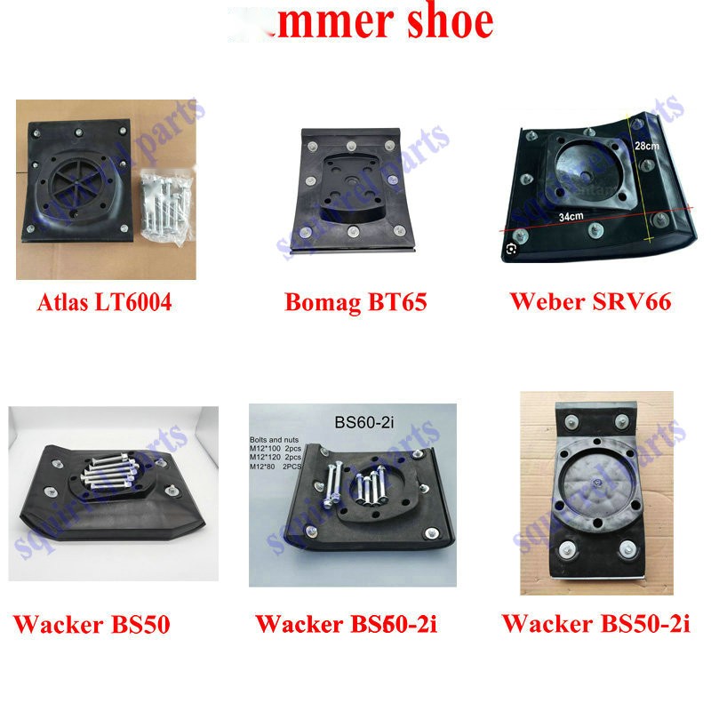 Superior Quality ACR60 ACR68 ACR70D ATR60 ATR68 Rammer Shoe for Ammann Brand Rammer image 2