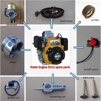 New Robin EH09 EH12 Gasoline Engine Tamping Rammer Soil Compactor Machinery Parts image 5