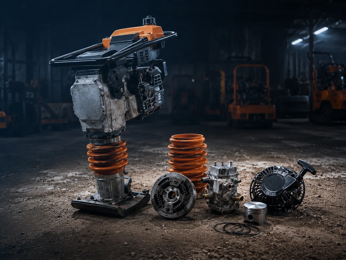 Tamping rammer parts