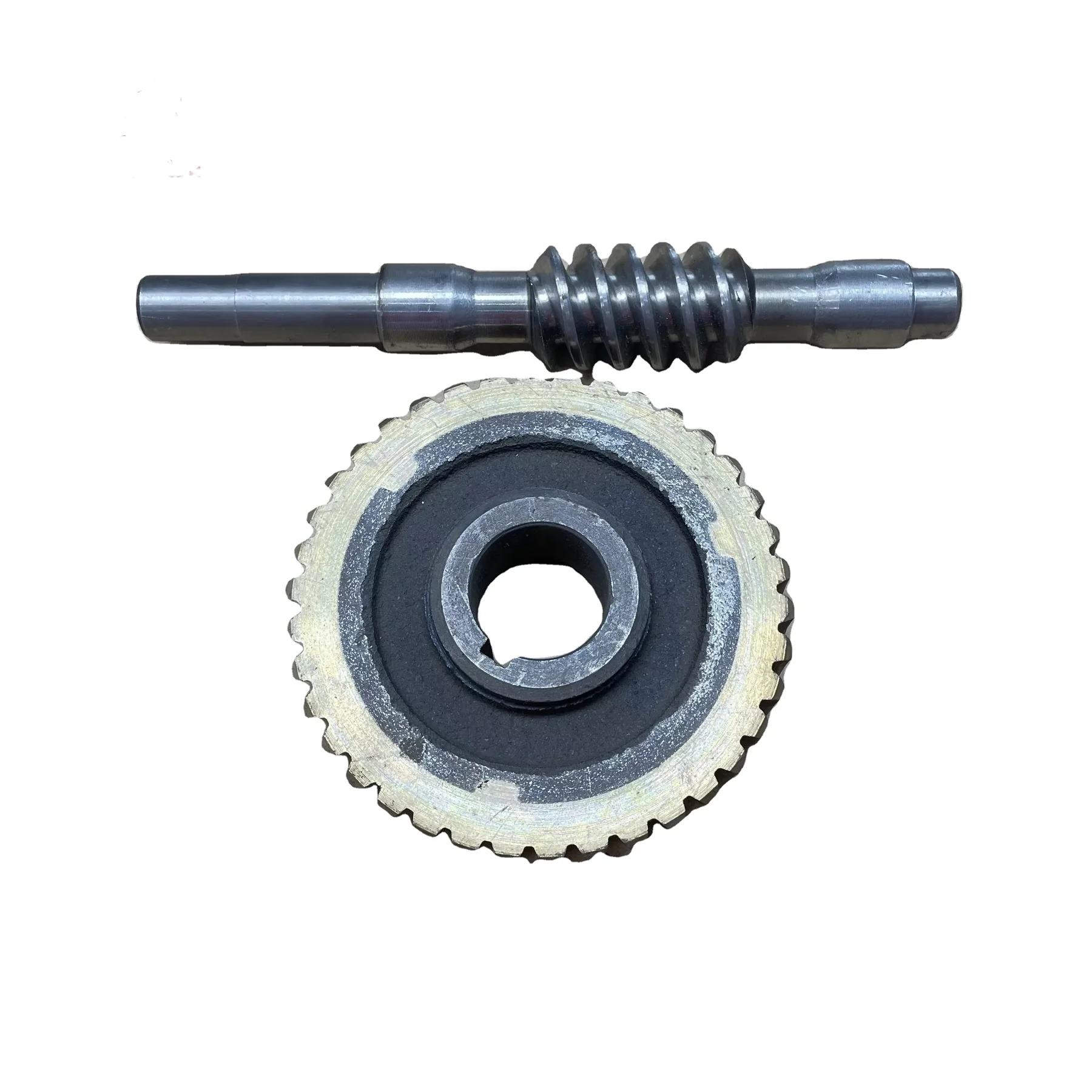 Construction Machinery Worm Drive Assembly Worm Shaft and Worm Wheel for Power Trowel